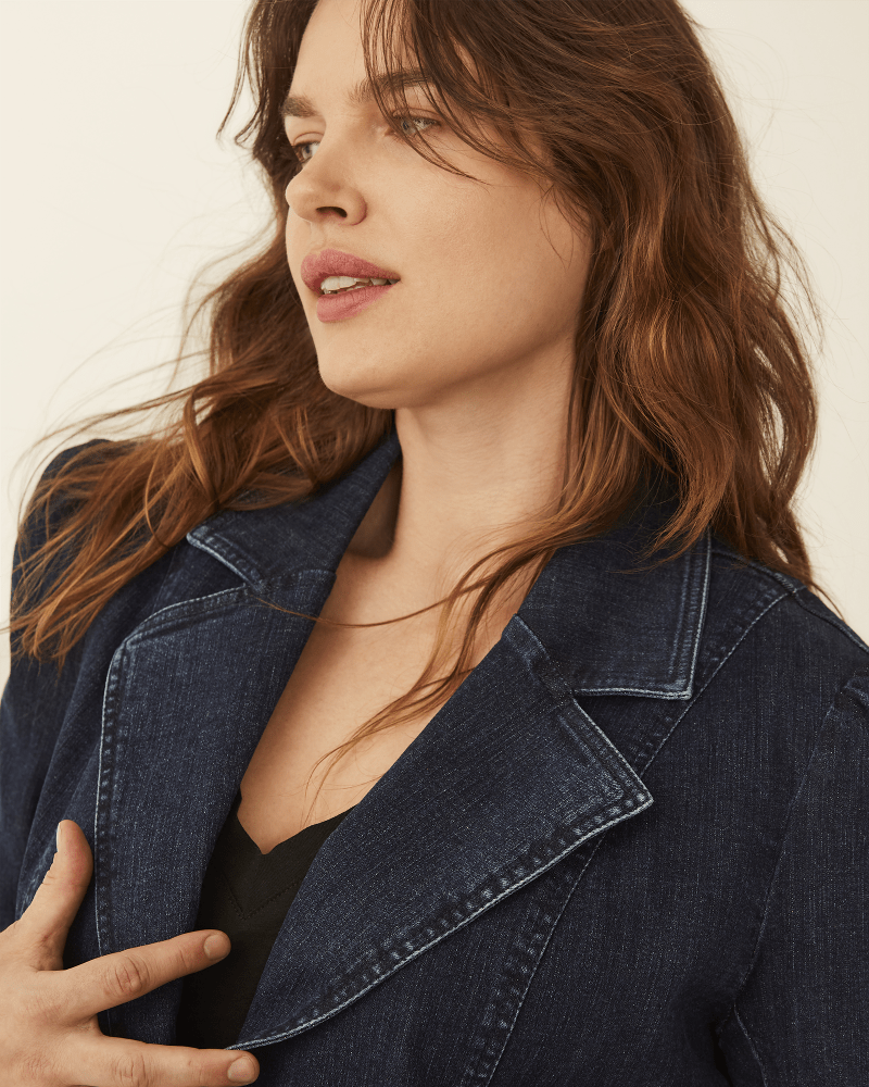 Side of plus size Violetta Denim Blazer by East Adeline | Dia&Co | dia_product_style_image_id:180659